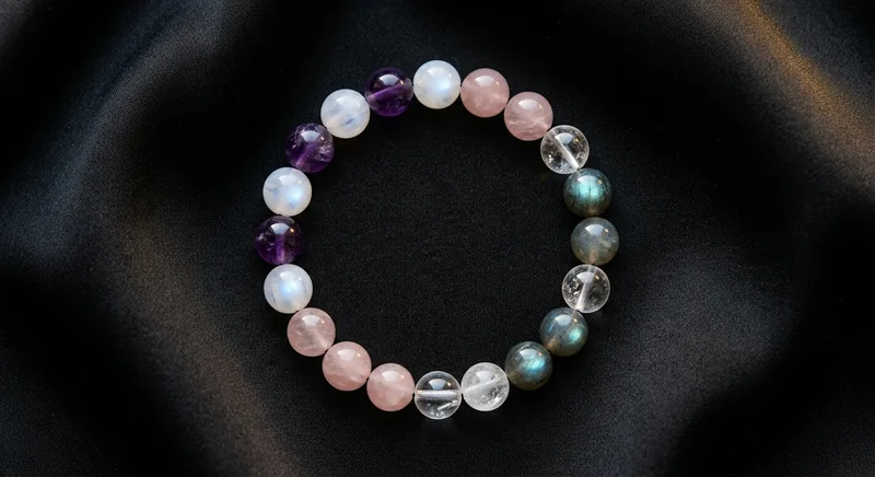 Bransoletka Pearl Lavender · Delikatność