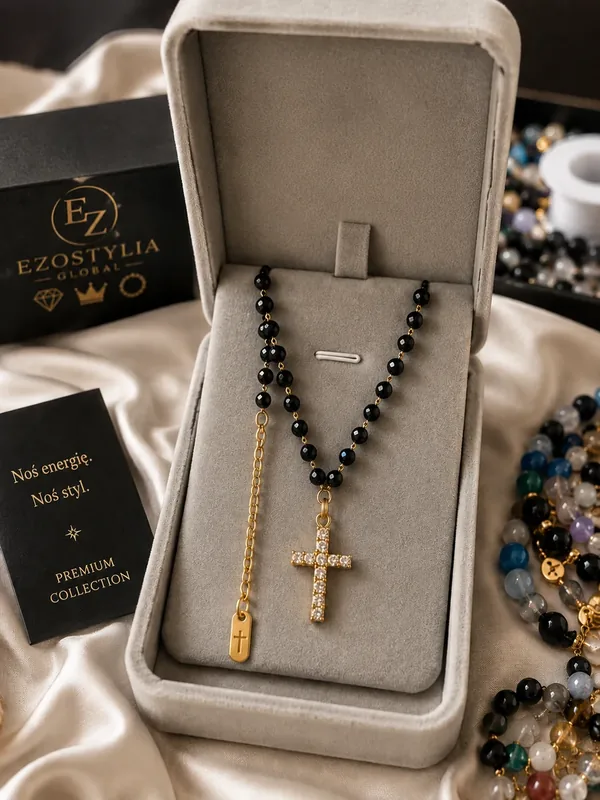 Bransoletka Onyx Cross Matte · Wewnętrzna Siła