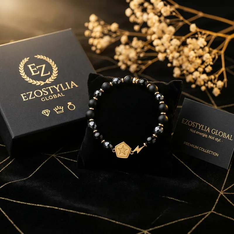 Bransoletka Black Velvet · Tarcza Nocy