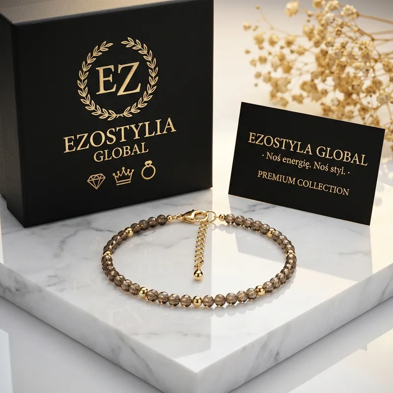 Bransoletka Thin Smoky Quartz · Uziemienie