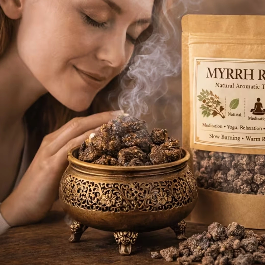 Mirra Naturalna — Żywica Kadzidlana · Myrrh Resin · 40g