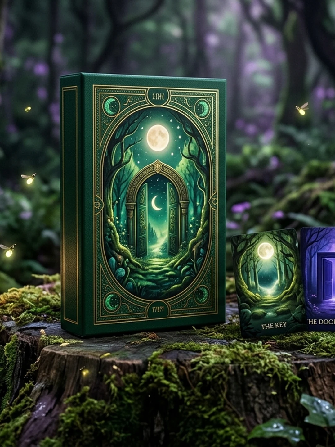 Mystic Enchanted Forest — Karty Oracle (44 karty)