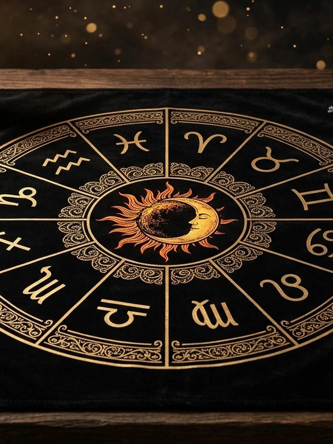 Obrus Tarota — 12 Znaków Zodiaku