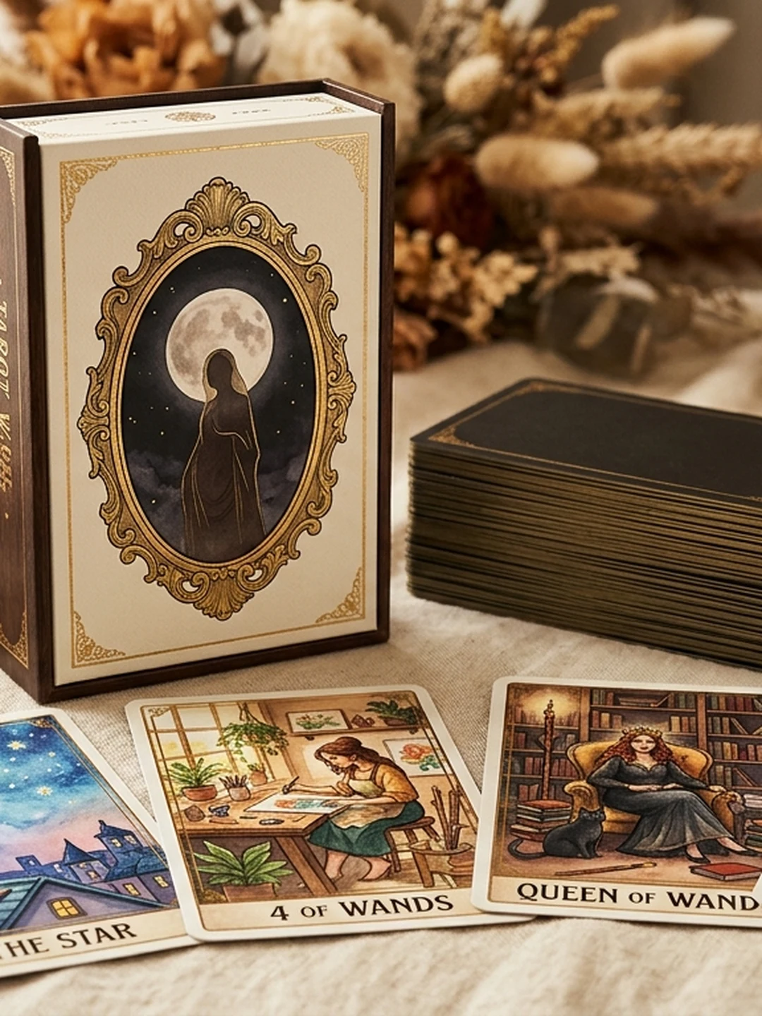 The Daily Hourglass — Tarot Cards (78 kart) + PDF