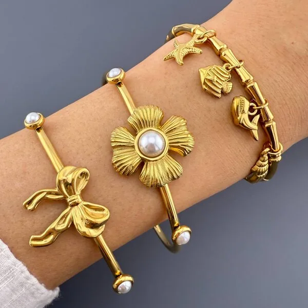 Bransoletka Marguerite · Flower Bracelet
