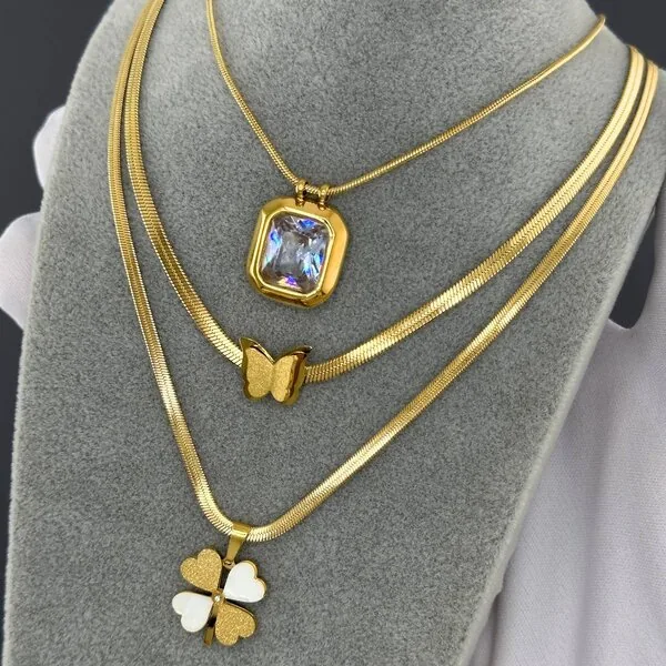 Naszyjnik Aurora · Butterfly Necklace