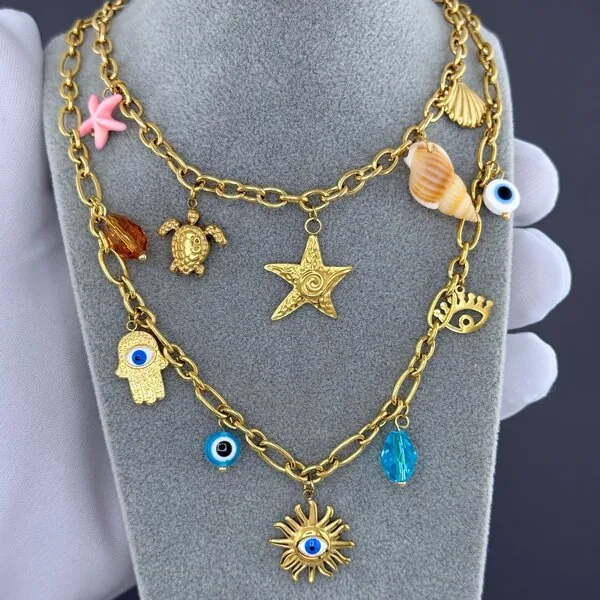 Naszyjnik Sloan · Evil Eyes Necklace