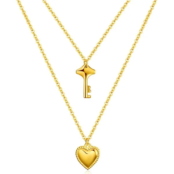Naszyjnik Rhea · Heart and Key Necklace