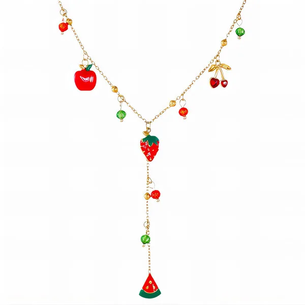 Naszyjnik Bisou · Strawberry Necklace