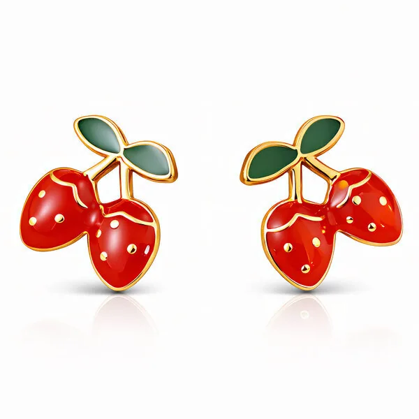 Kolczyki Marina · Strawberrys Earrings
